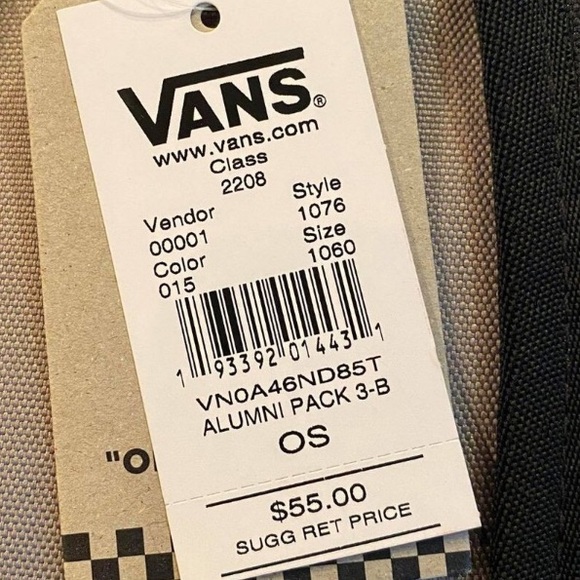 NWT vans backpack - Picture 5 of 5